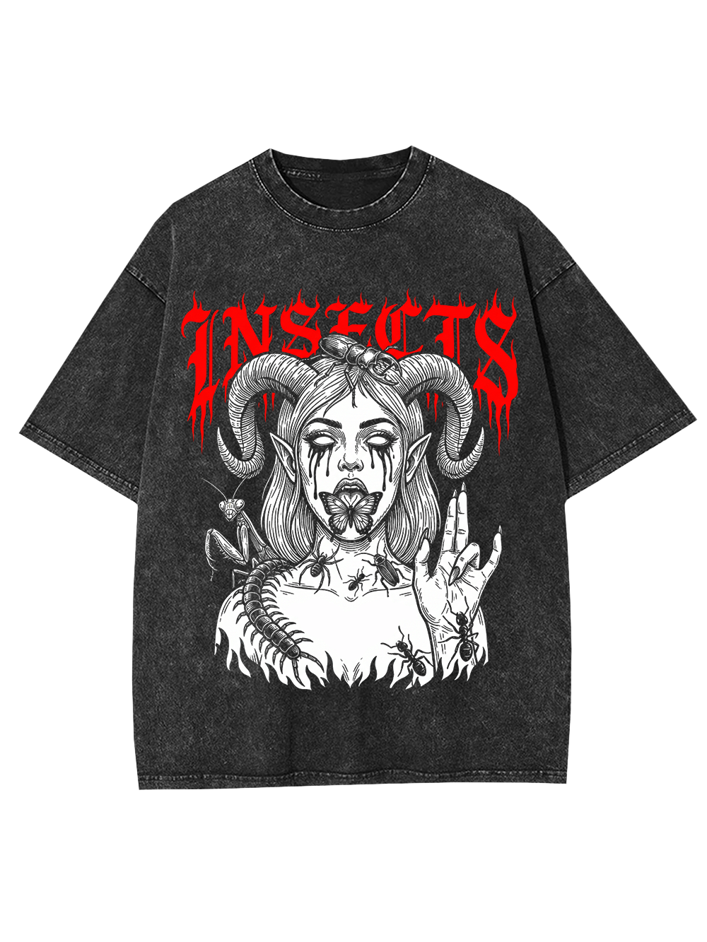 INSECTS WASHED TSHIRT