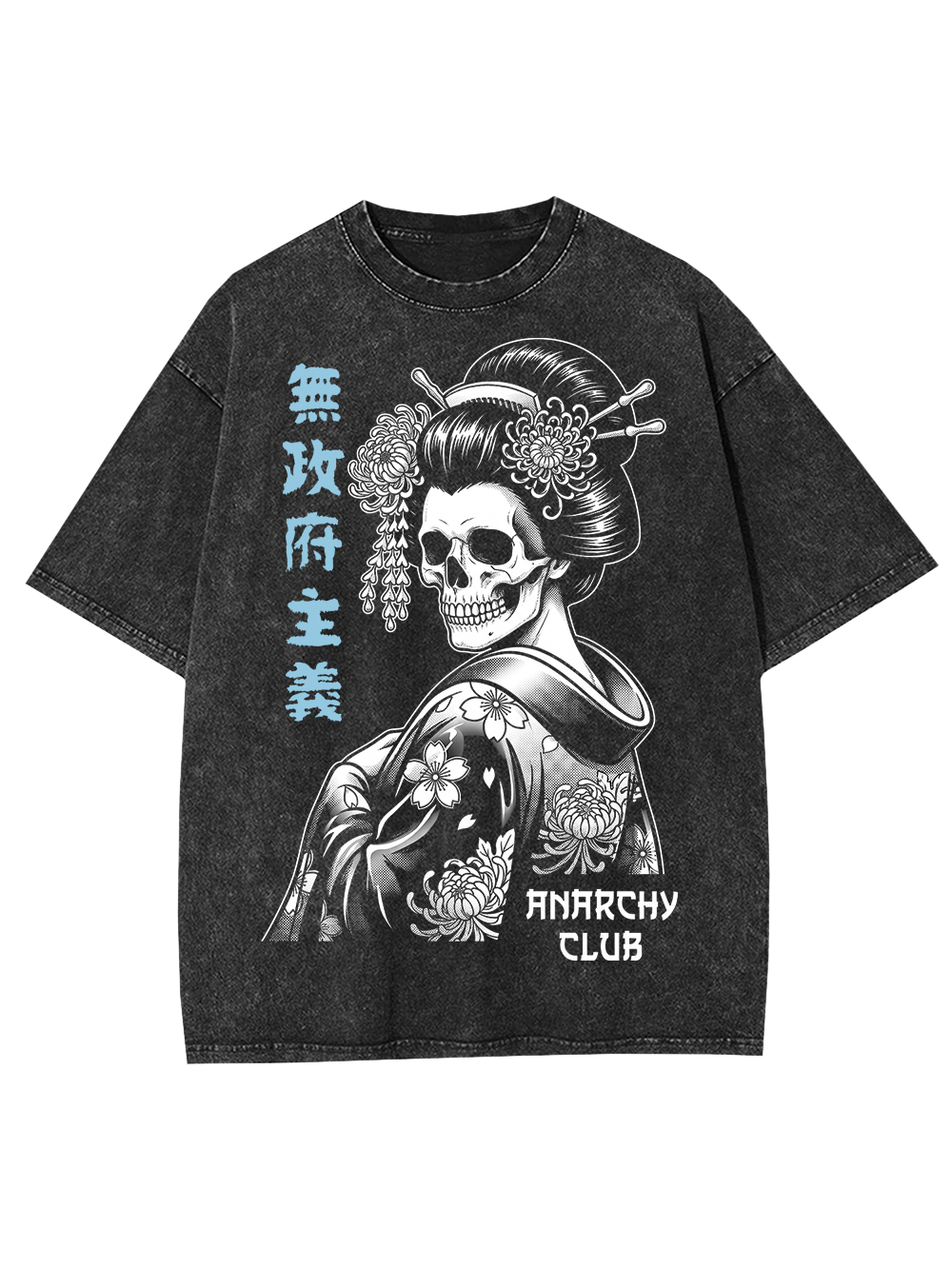 ANARCHY GEISHA WASHED TSHIRT
