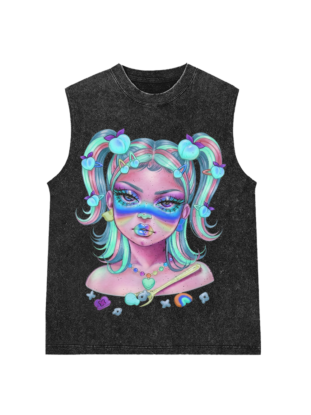 PEACH GIRL WASHED TANK TOP