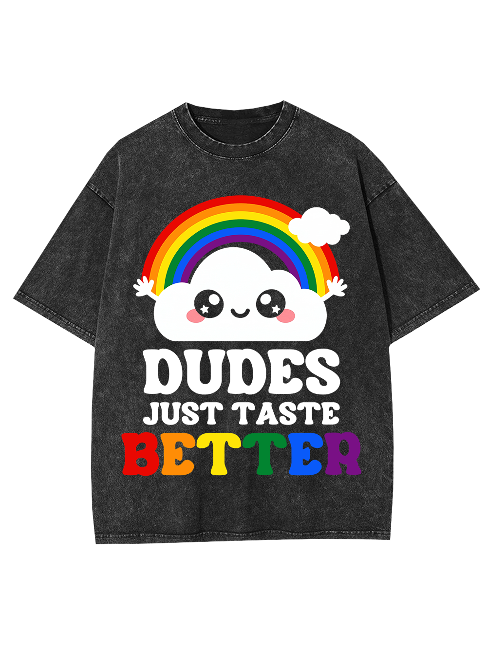DUDES JUST TASTE BETTER WASHED TSHIRT