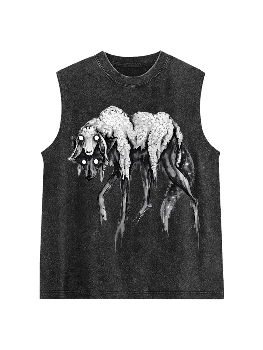 Among Sheep Washed Tank Top