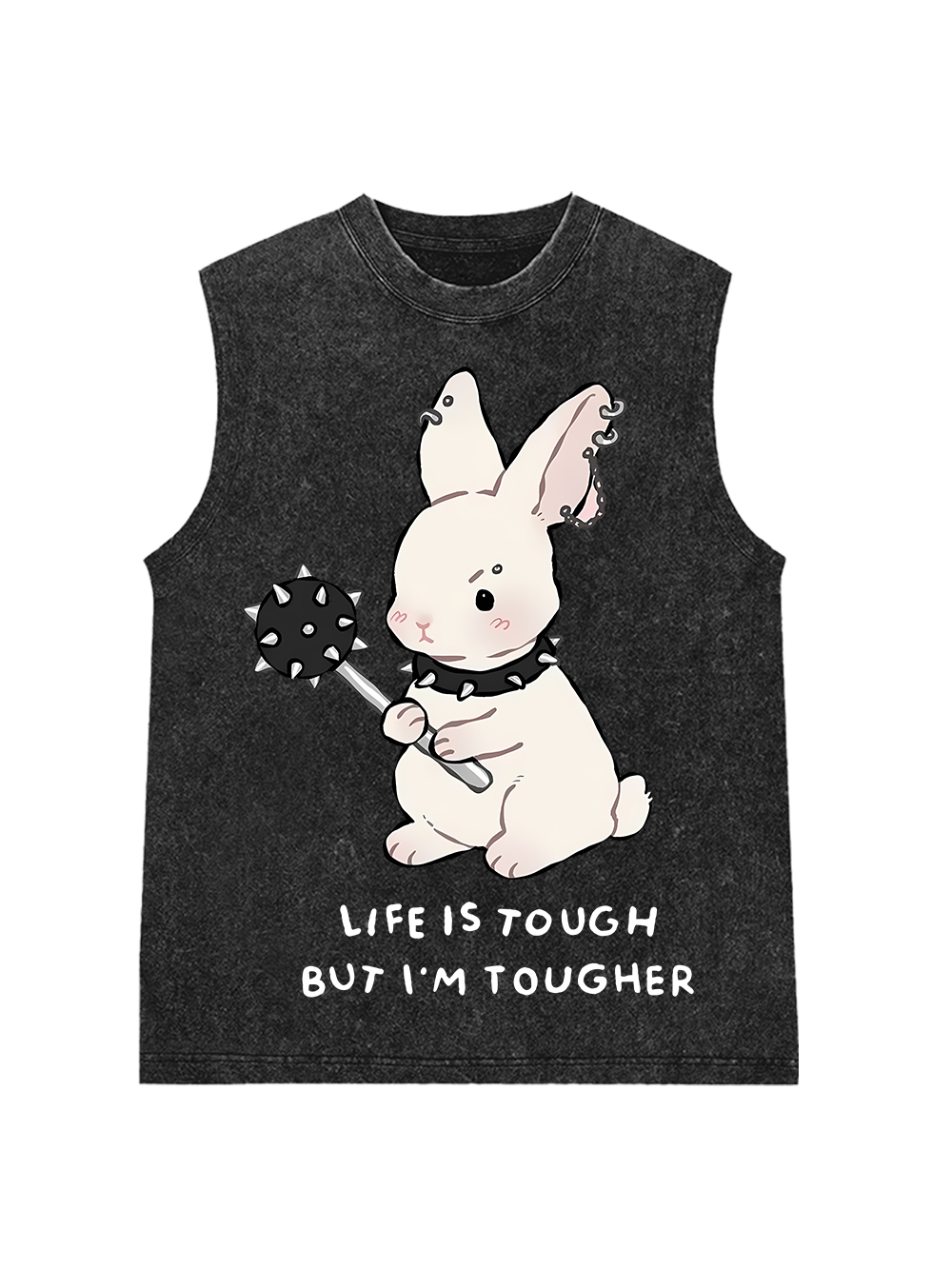 TOUGH BUNNY WASHED TANK TOP