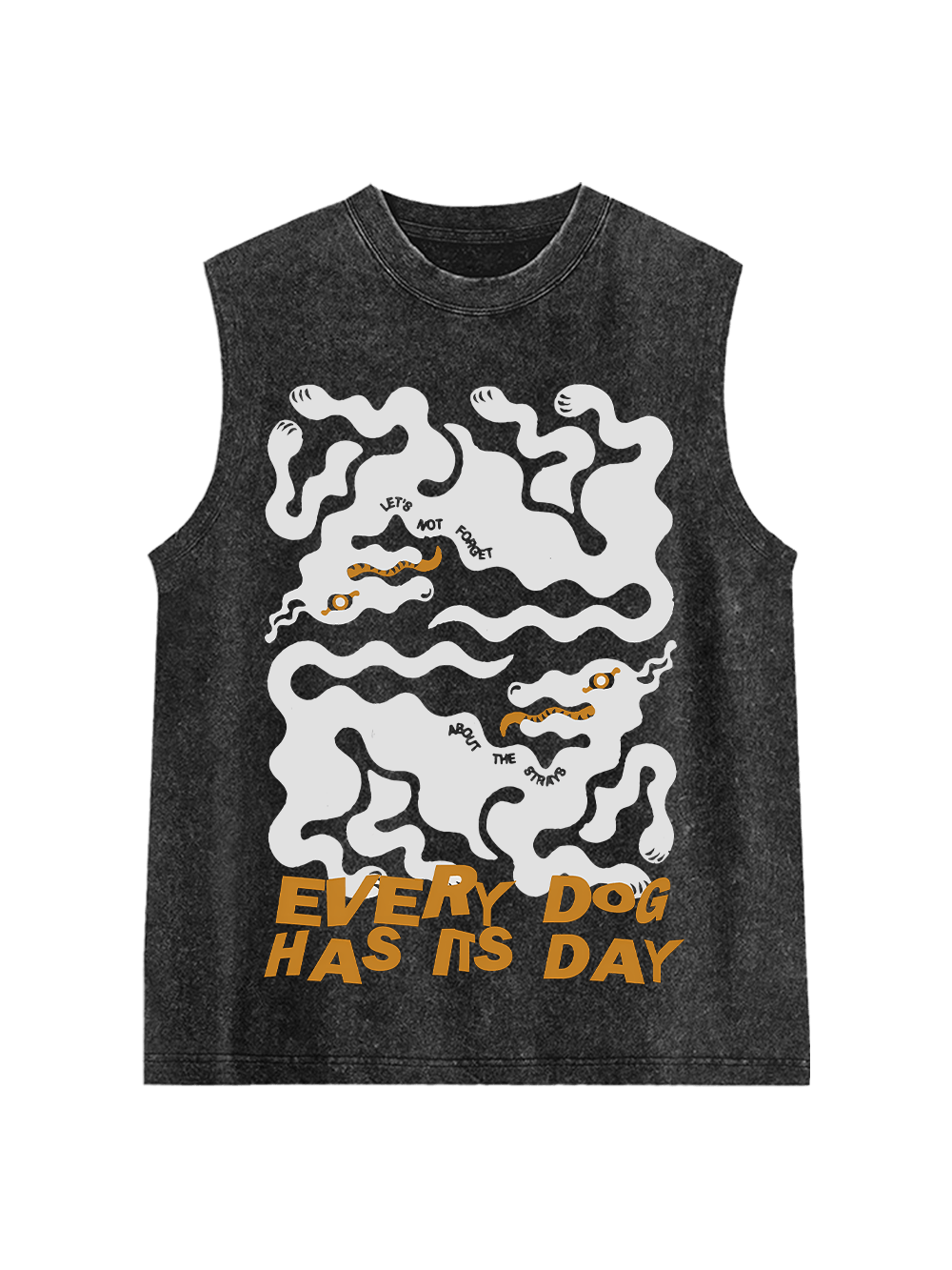 Every Dog Has Its Day Washed Tank Top