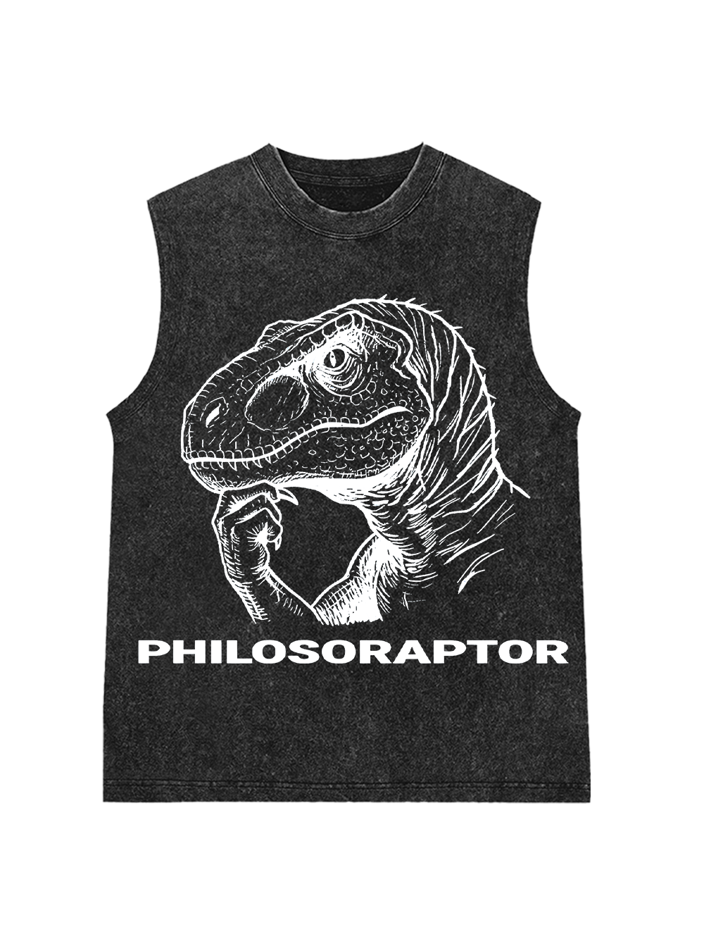 PHILOSORAPTOR WASHED TANK TOP
