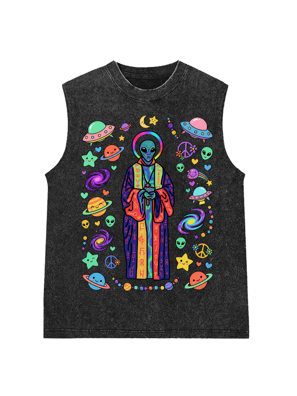 COSMIC SAINT WASHED TANK TOP