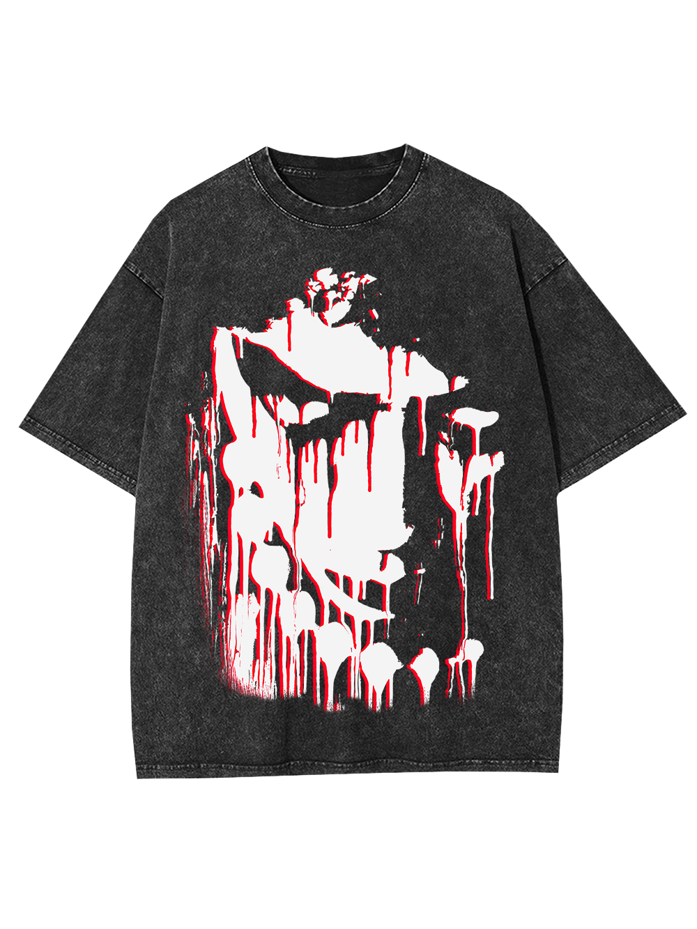 BLOODY DRIPPING FACE WASHED TSHIRT