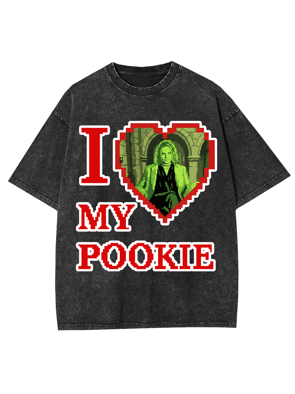 I LOVE MY POOKIE WASHED TSHIRT