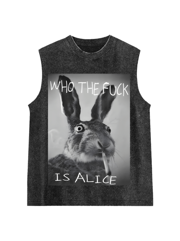 Who The Fuck Is Alice Washed Tank Top