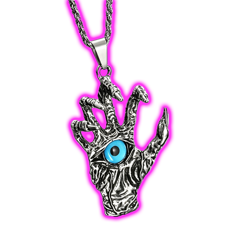MYSTIC CLAW EVIL EYE CLO NECKLACE