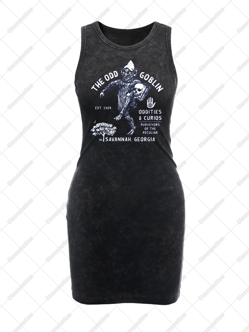 THE ODD GOBLIN VINTAGE BODYCON TANK DRESS