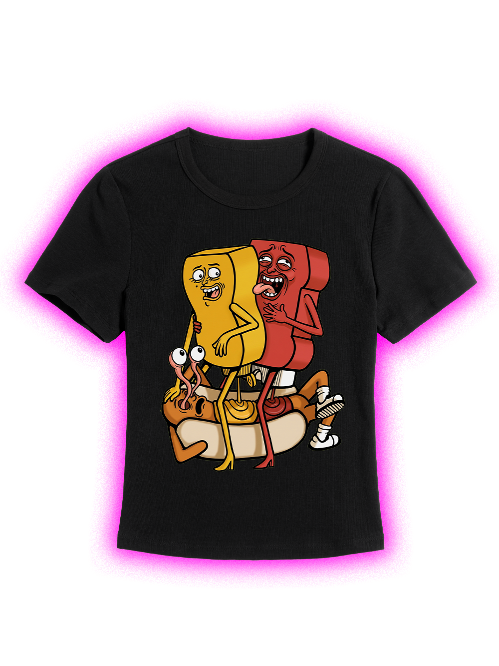 WEIRD FOOD ART BABY TEE