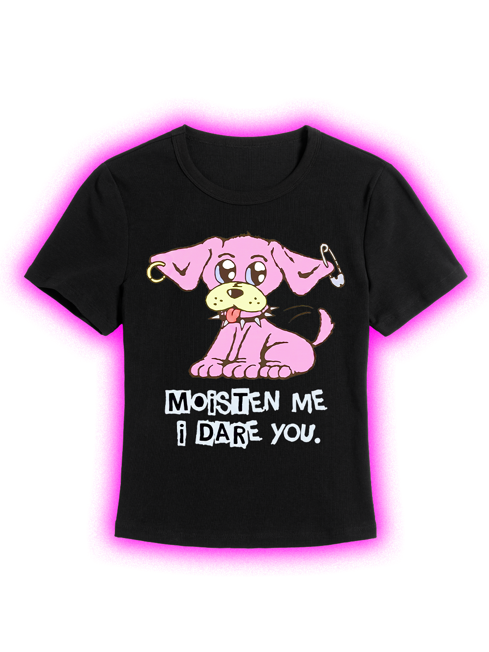 MOISTEN ME I DARE YOU BABY TEE