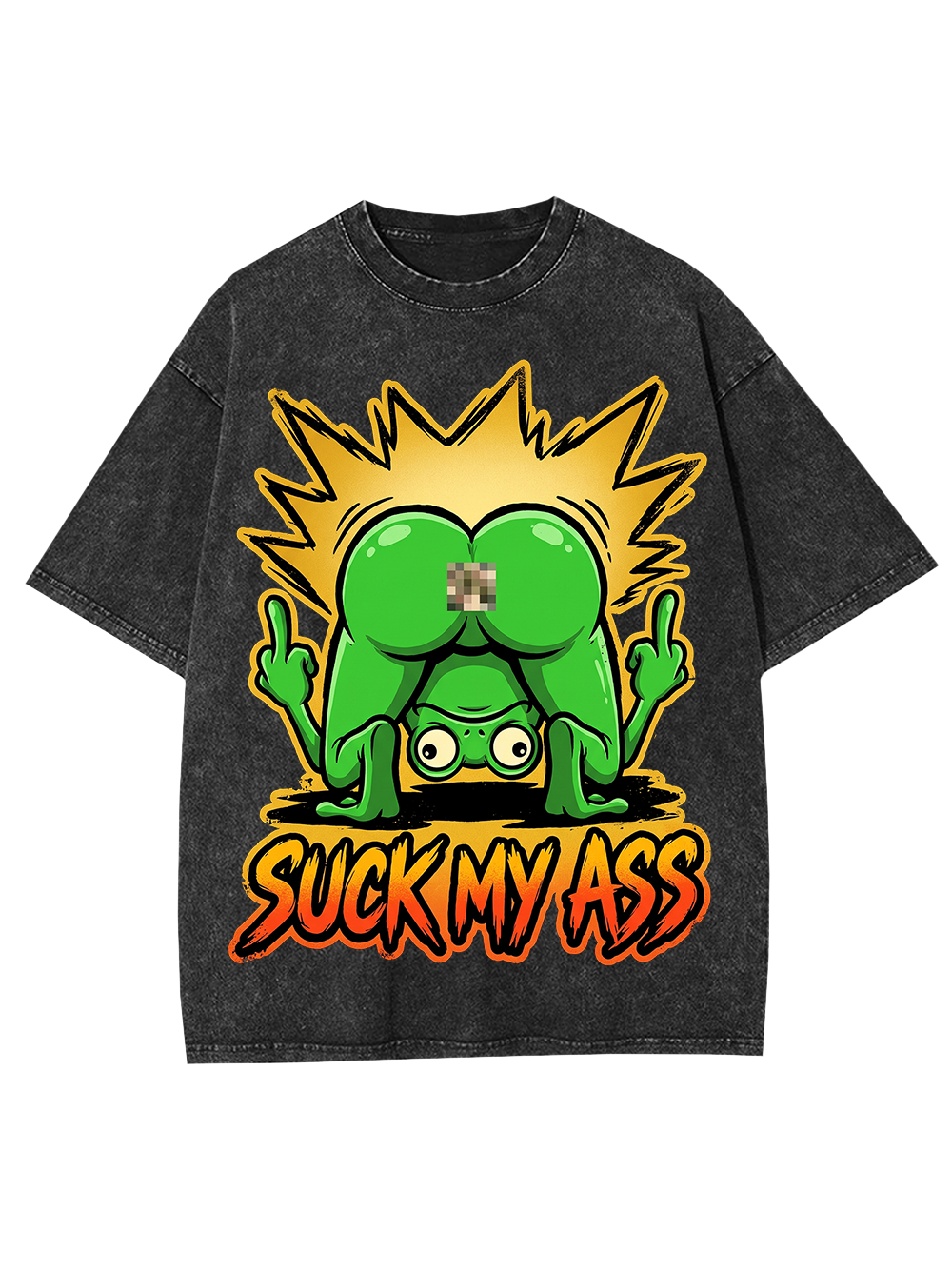 SUCK MY ASS WASHED TSHIRT