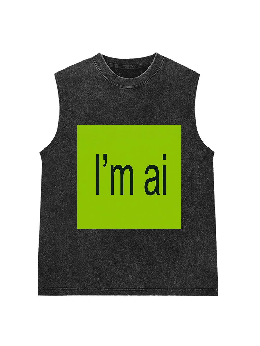 I'M AI WASHED TANK TOP