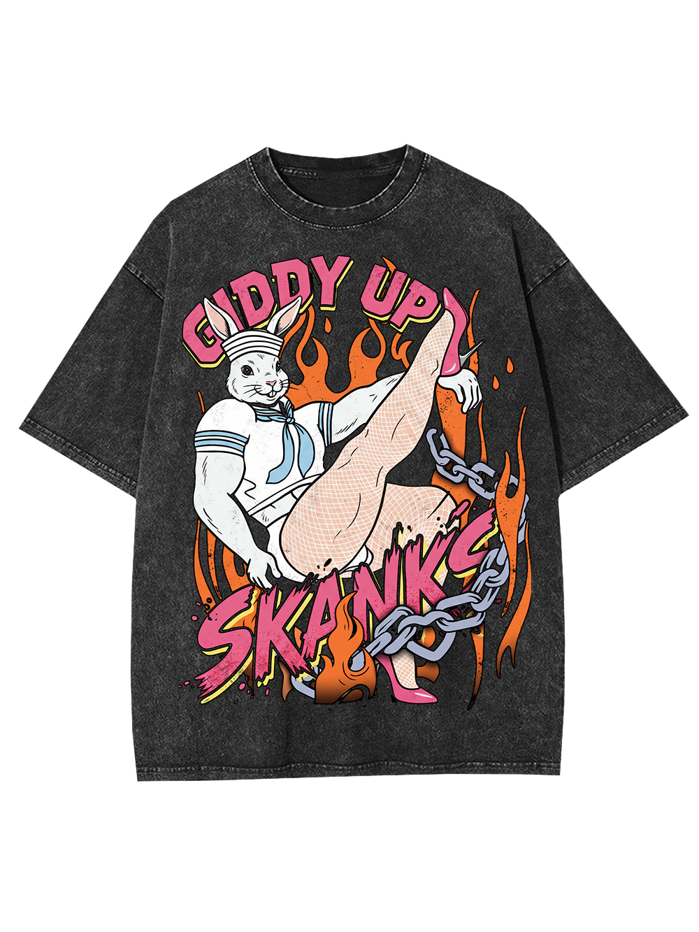 GIDDY UP SKANKS AAA WASHED TSHIRT