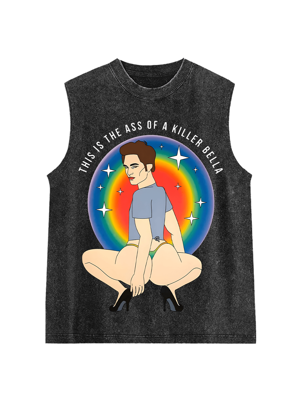 This Is The Ass Of A Killer bella Washed Tank Top