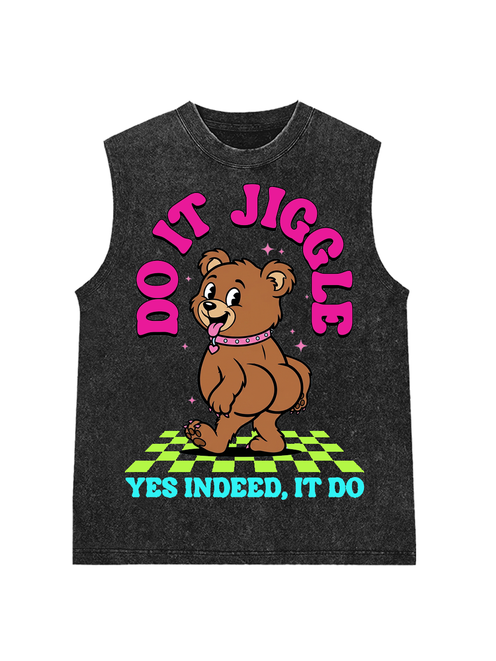 DO IT JIGGLE WASHED TANK TOP
