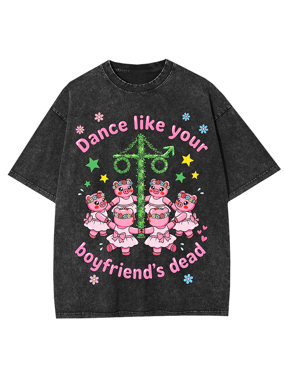 DANCE LIKE YOUR BOYFRIEND’S DEAD BEARS AAA WASHED TSHIRT