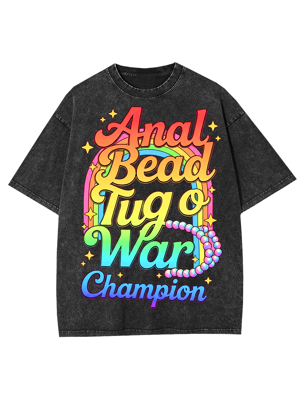 SATIRICAL TEXT AAA WASHED TSHIRT