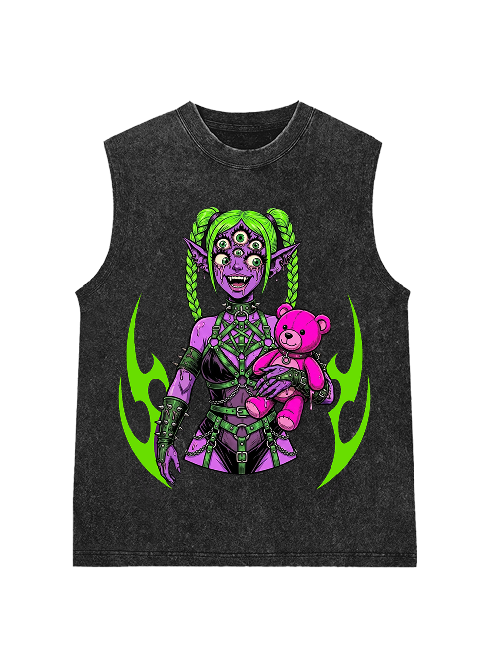 NEON WARLOCK GUARDIAN AAA WASHED TANK