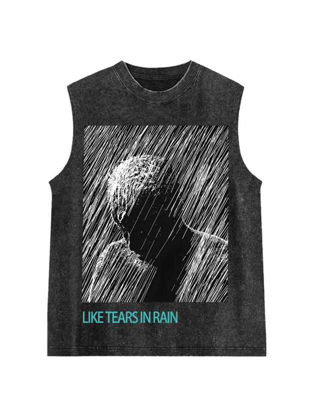 Like Tears In Rain Washed Tank Top