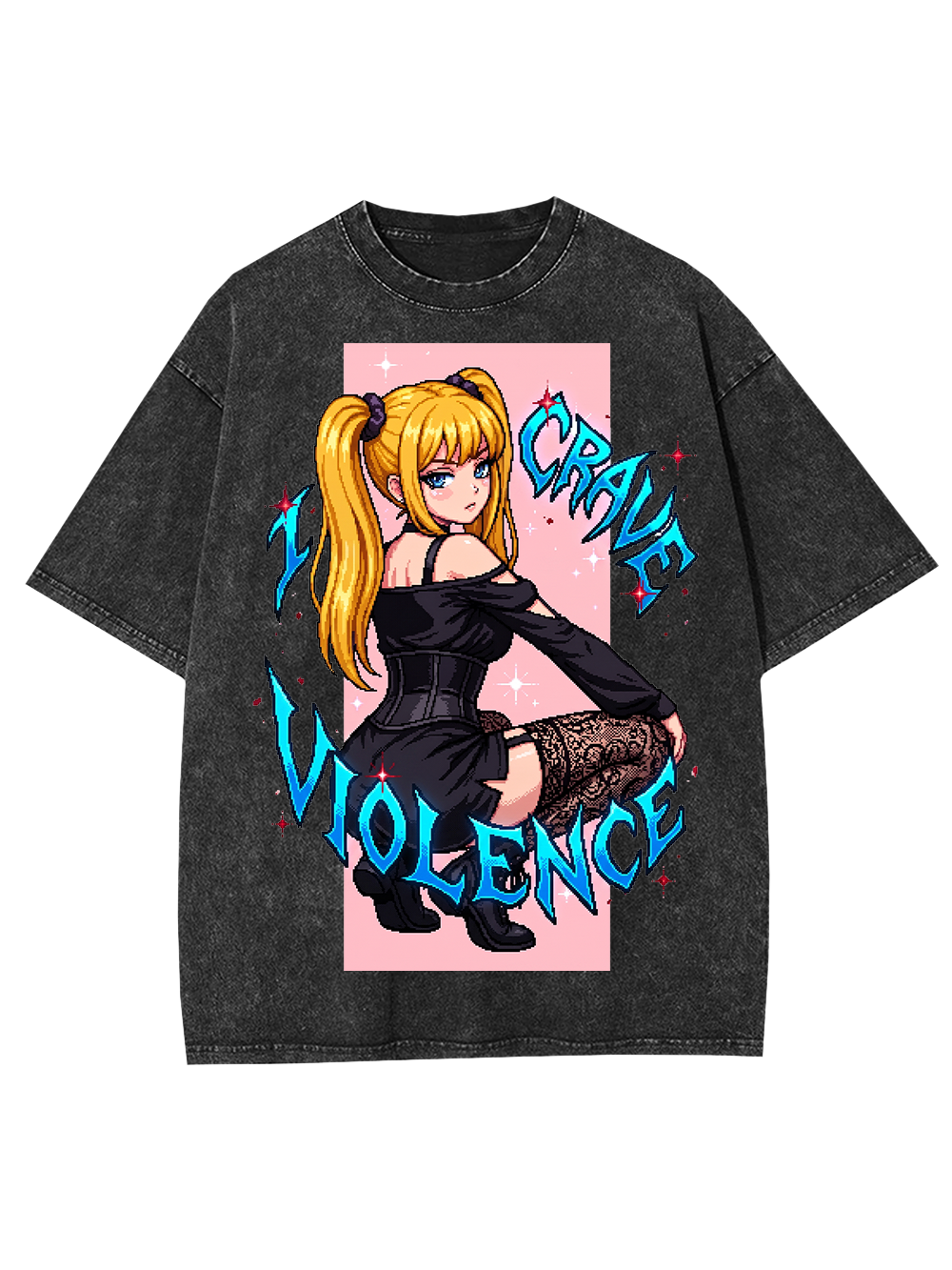 I CRAVE VIOLENCE AAA WASHED TSHIRT