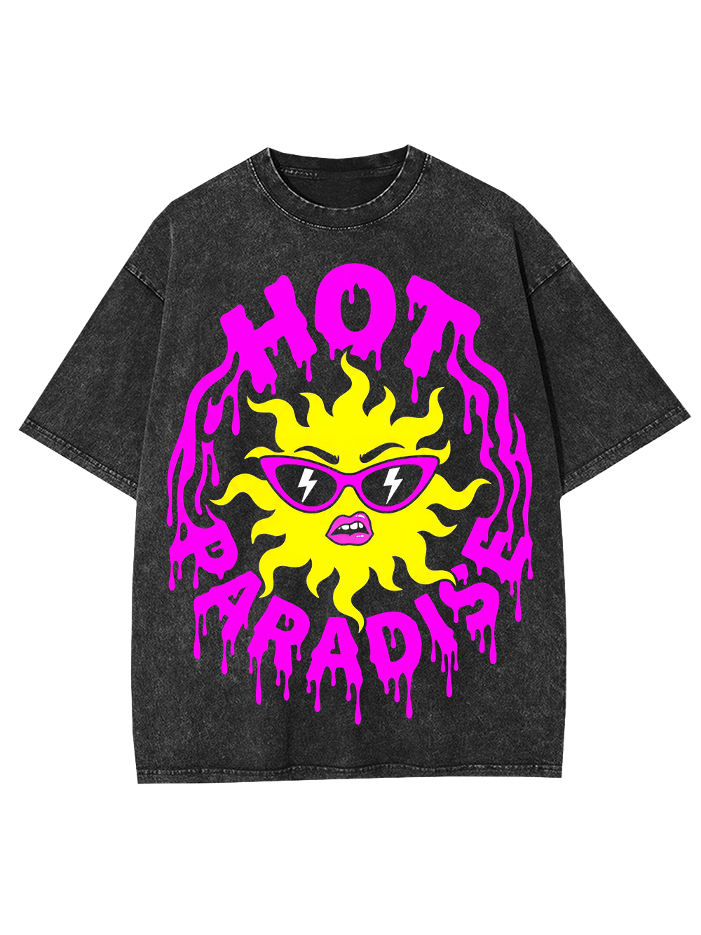 HOT PARADISE AAA WASHED TSHIRT