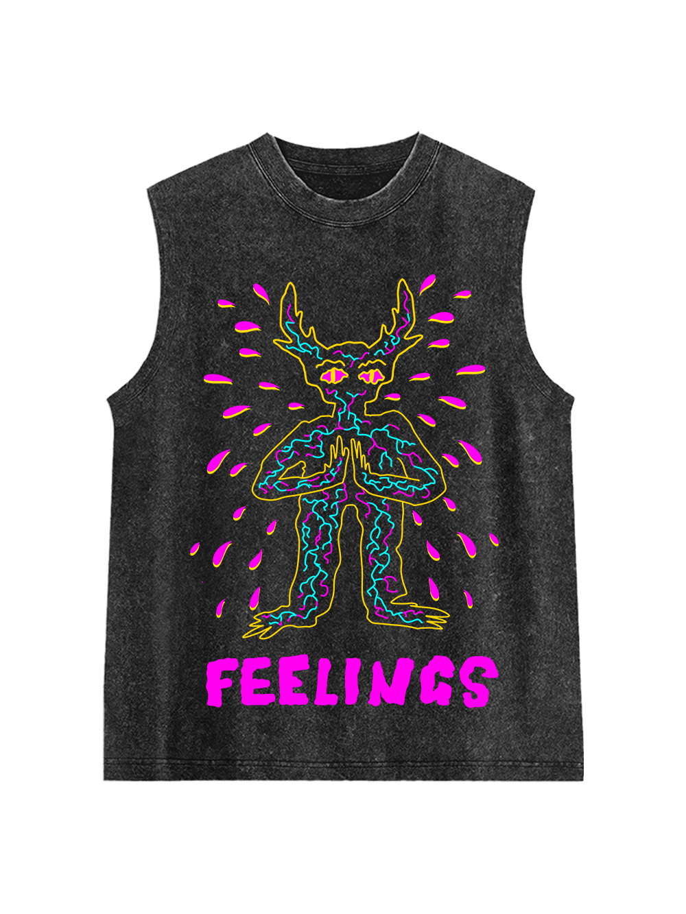 Feelings Washed Tank Top
