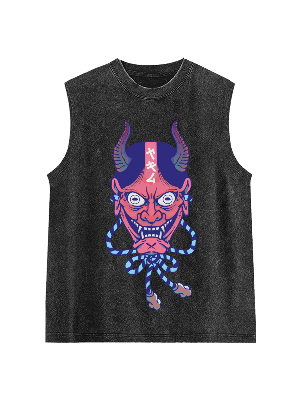 HANNYA MASK Washed Tank Top