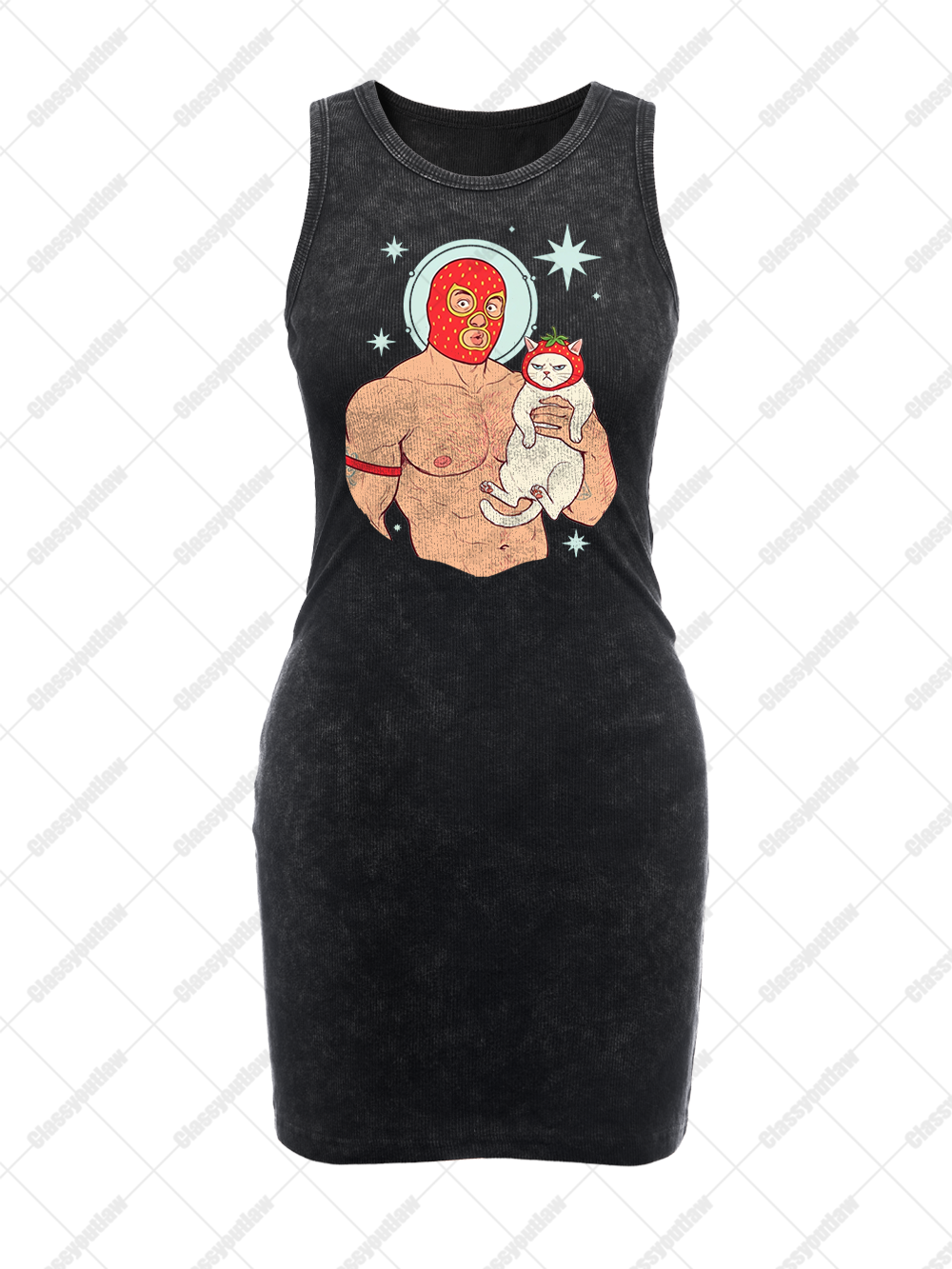 SWEET QUEER VINTAGE BODYCON TANK DRESS