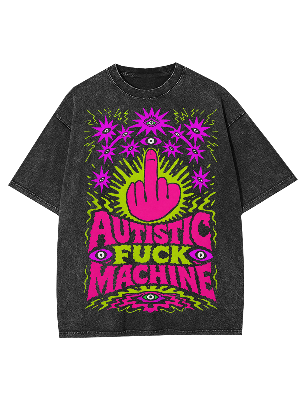 AUTISTIC FUCK MACHINE AAA WASHED TSHIRT