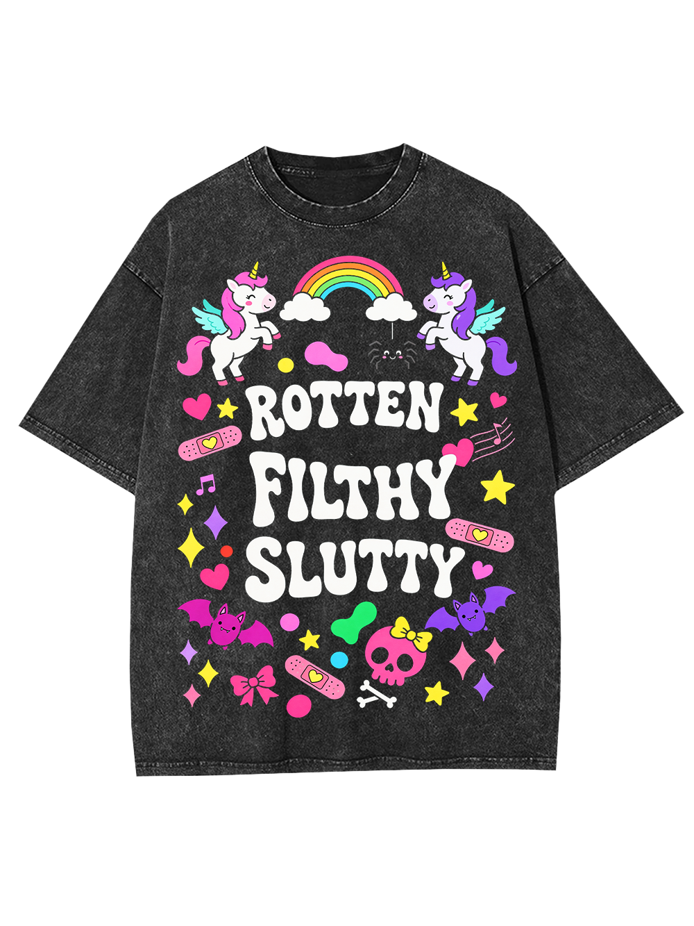 ROTTEN FILTHY SLUTTY AAA WASHED TSHIRT