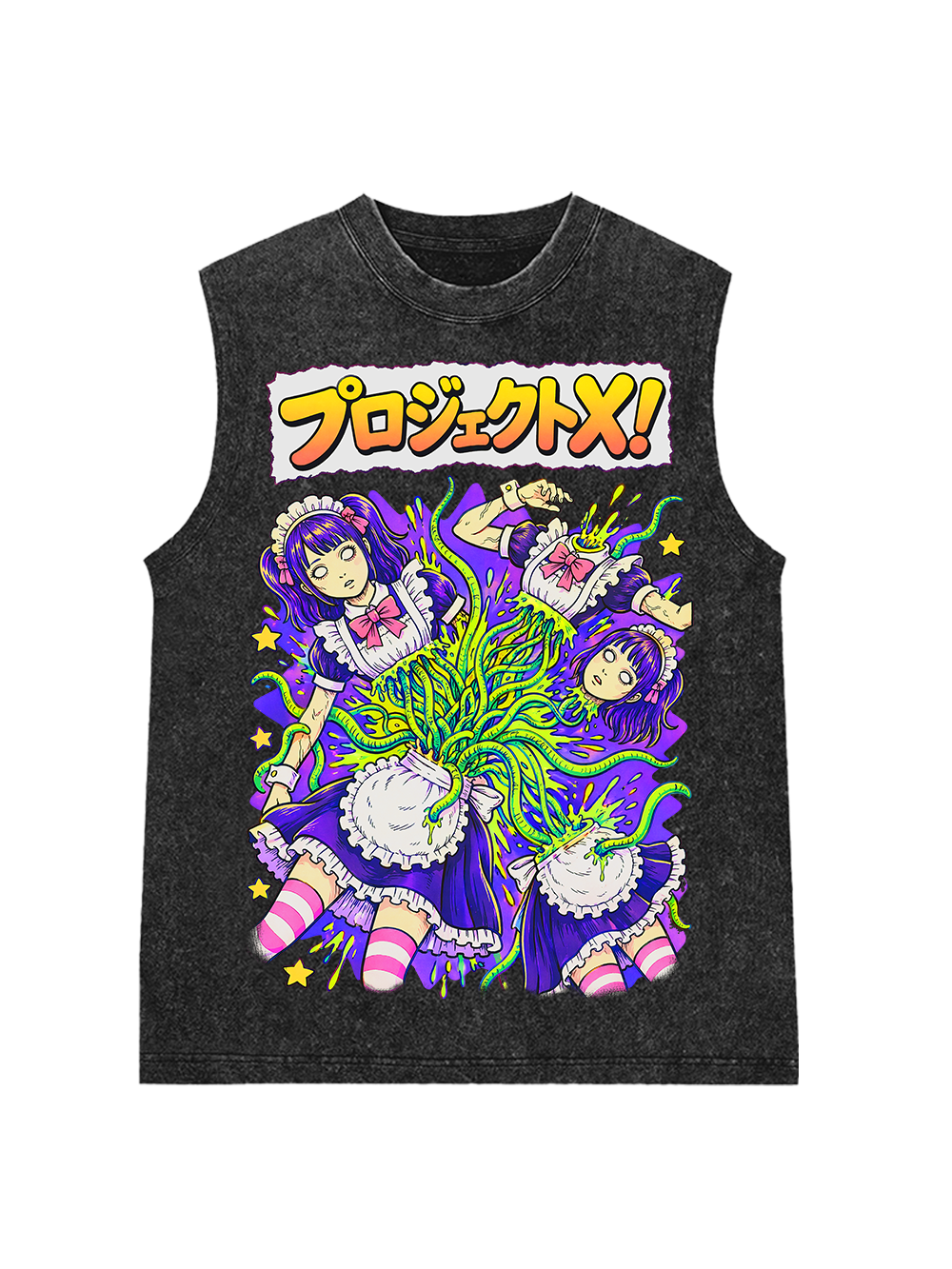 PROJECT X WASHED TSHIRT AAA WASHED TANK