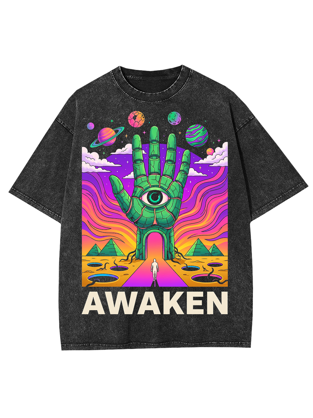 COSMIC AWAKENING AAA WASHED TSHIRT