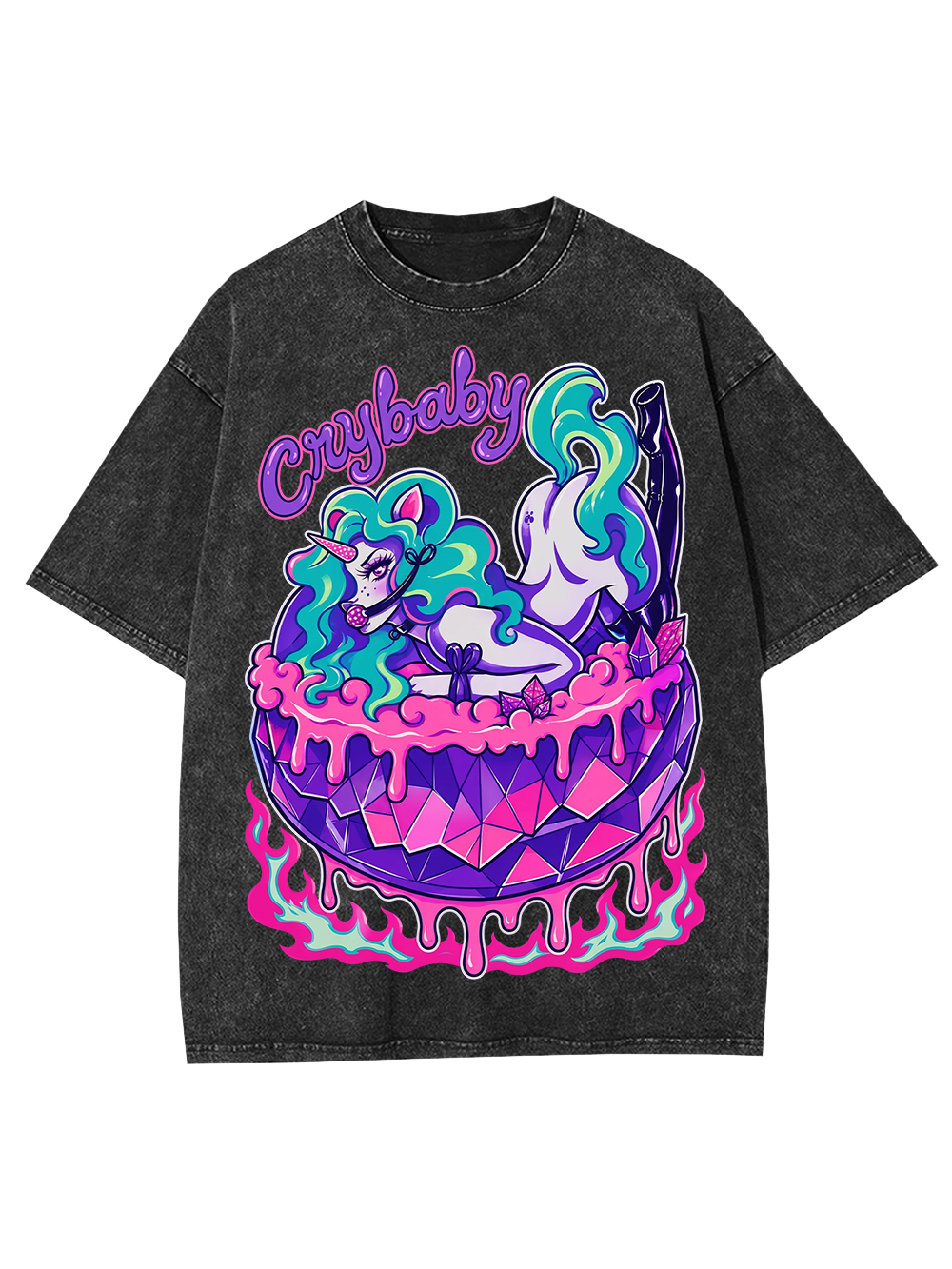 CRYBABY QUEEN AAA WASHED TSHIRT