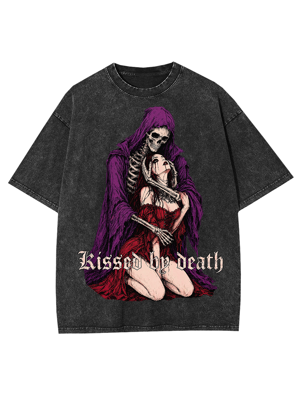 DEATH’S KISS AAA WASHED TSHIRT