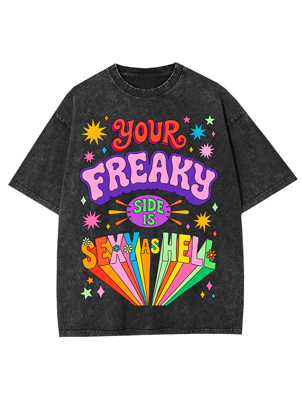 FREAKY SIDE AAA WASHED TSHIRT