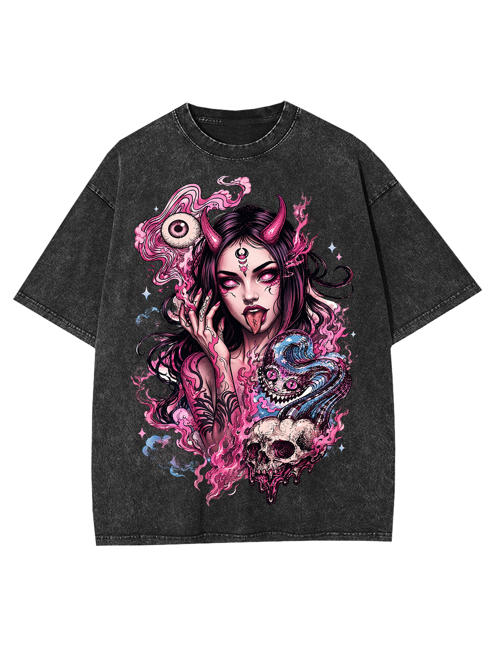 DEMON MUSE AAA WASHED TSHIRT