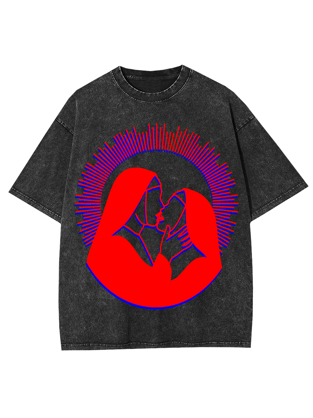 HOLY KISS AAA WASHED TSHIRT