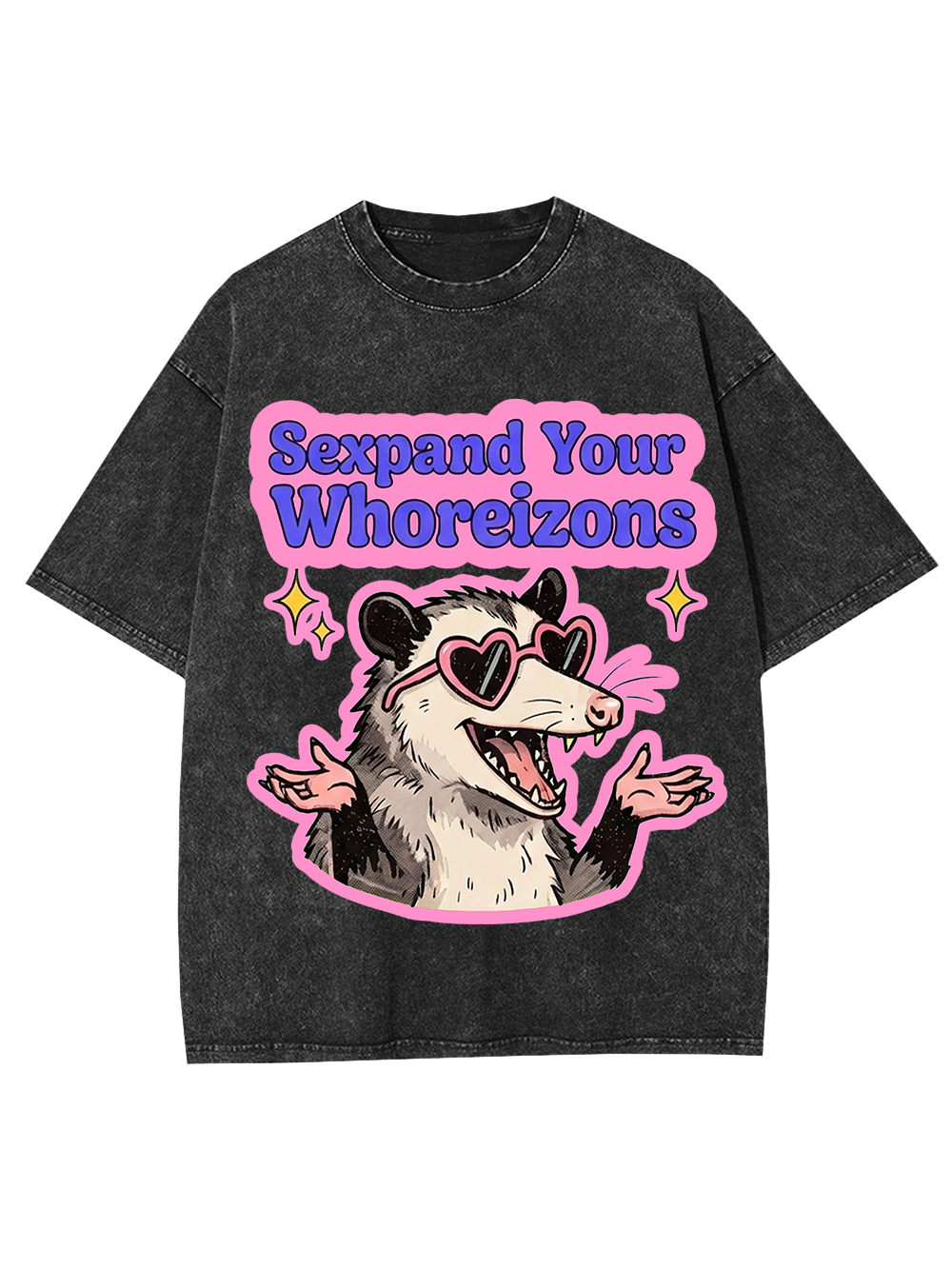 PINK POSSUM VIBES AAA WASHED TSHIRT