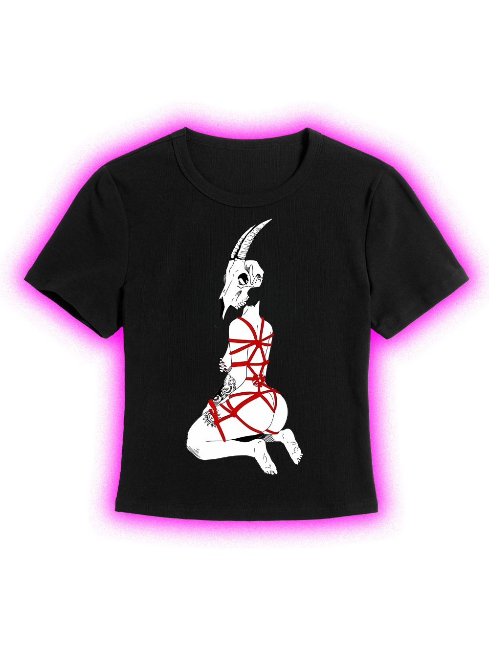 GOAT-HEADED MYSTIQUE BABY TEE