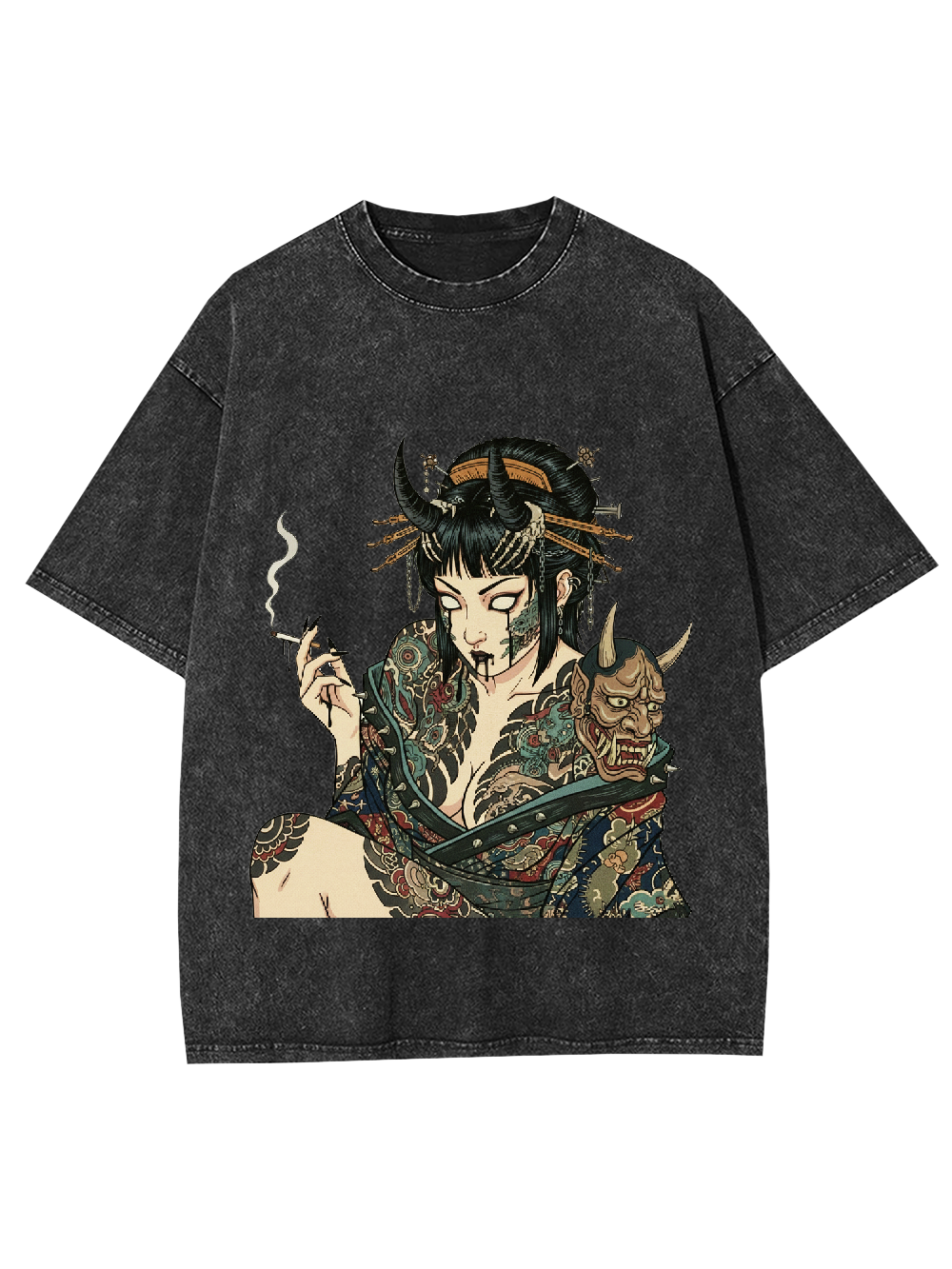 Hellfire Elegance Washed Tshirt