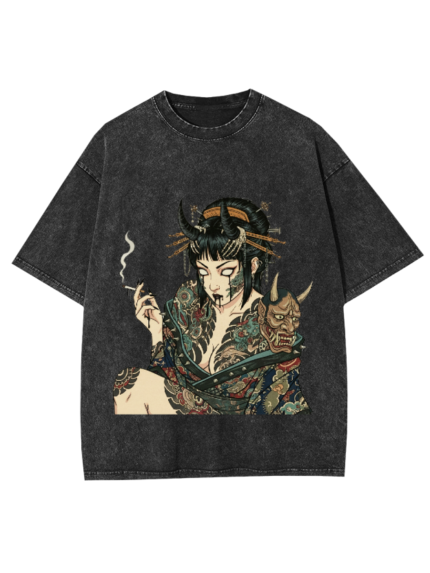 Hellfire Elegance Washed Tshirt