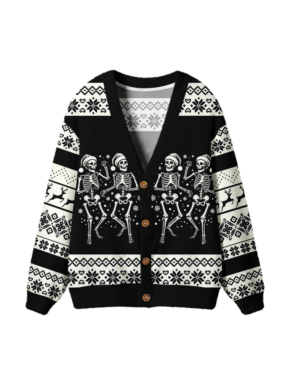 SKELETON UGLY CARDIGAN SWEATERS