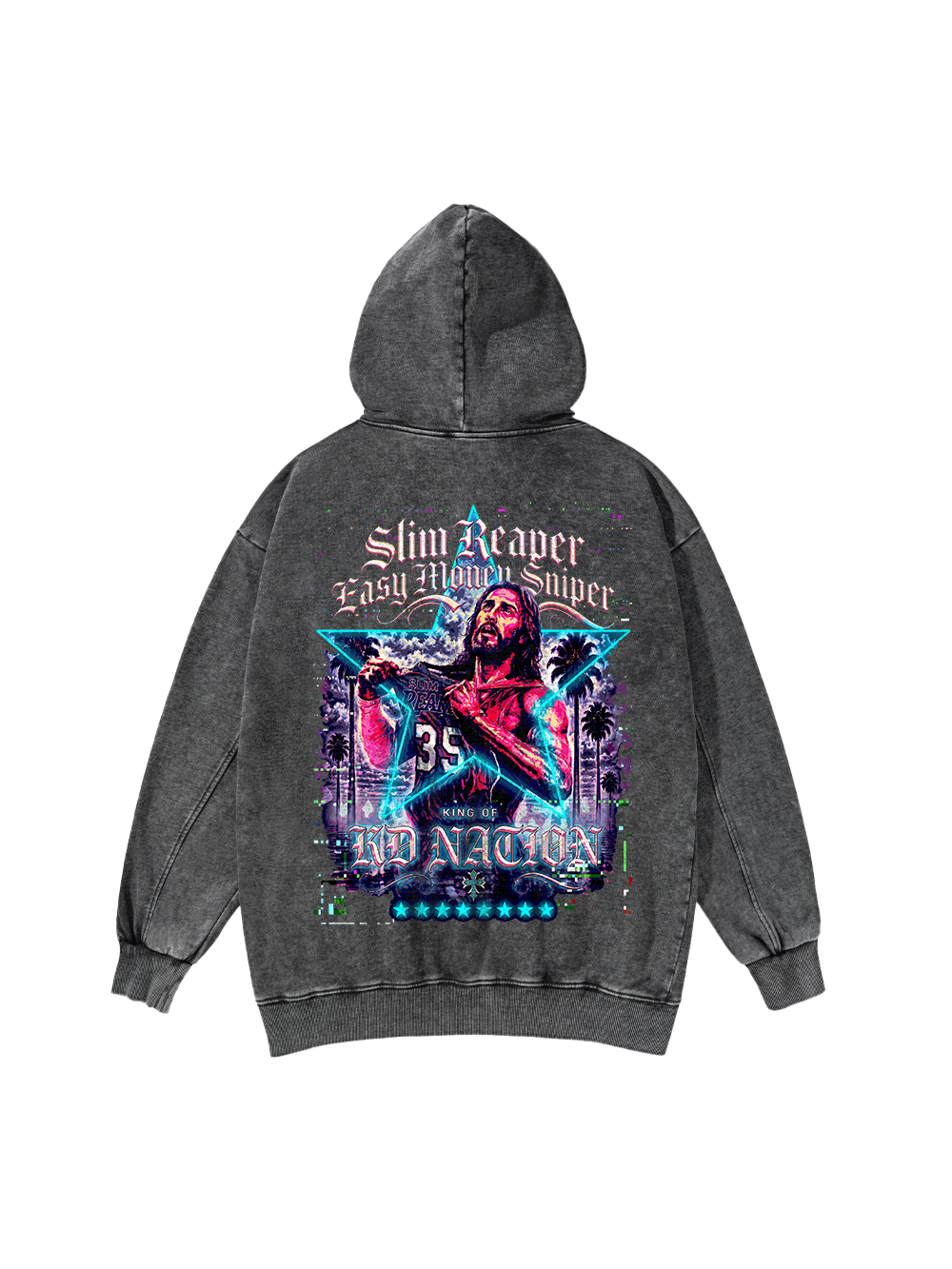 SLIM REAPER WASHED HOODIE