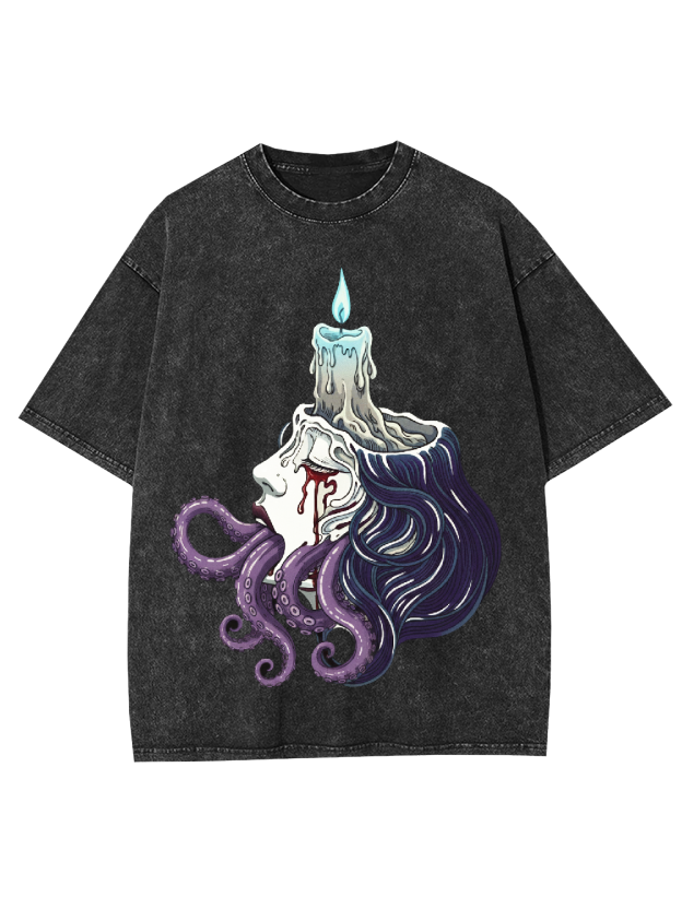 Abyssal Flame Washed Tshirt