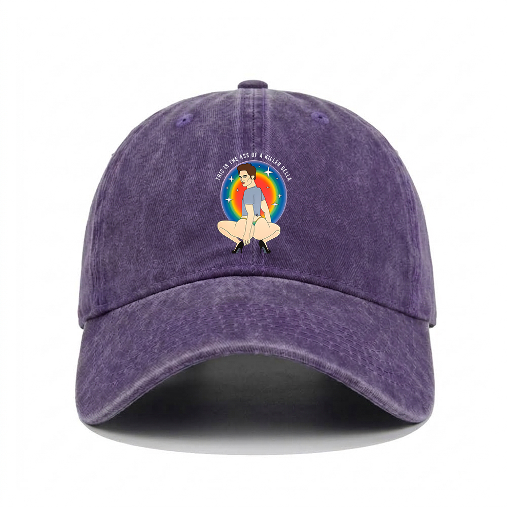 THIS IS THE ASS OF A KILLER BELLA WASHED VINTAGE BASEBALL CAP