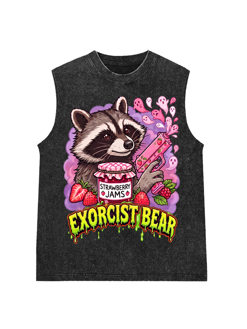 EXORCIST BEAR WASHED TANK
