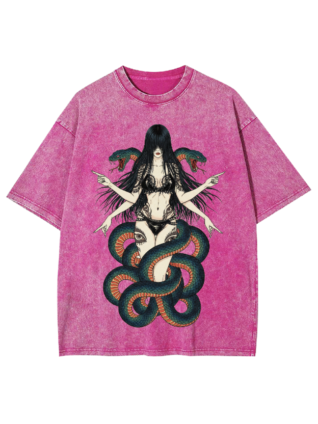 Serpent Goddess Washed Tshirt