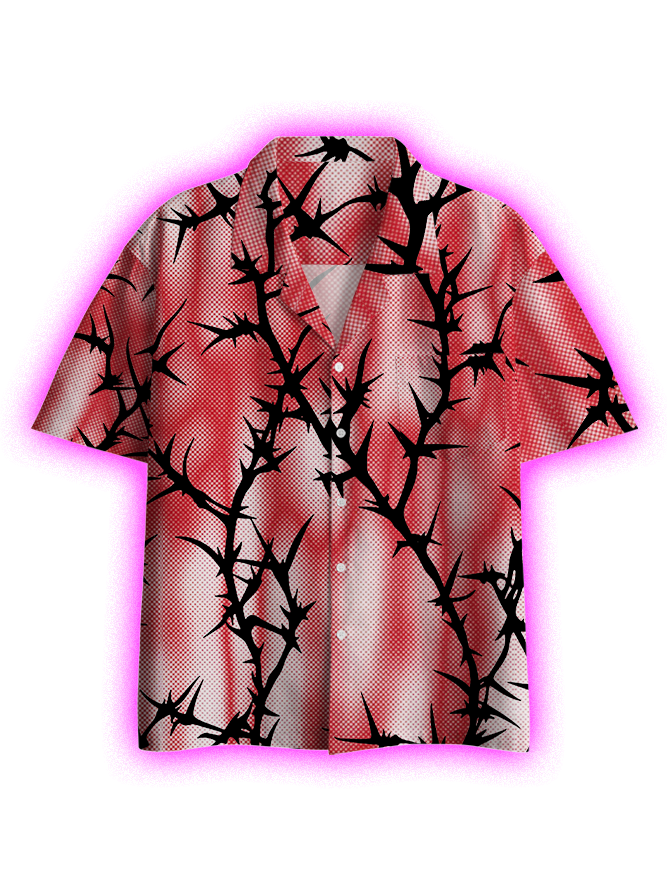 Beauty in Pain Button Up Pocket Shirt